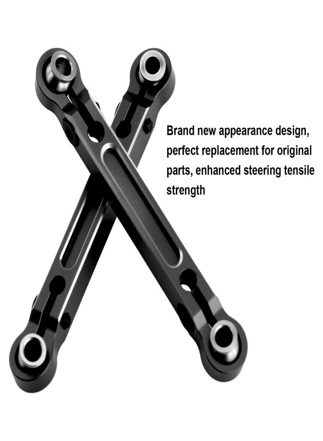 POLANTA Aluminum Alloy Steering Links Upgrade Parts for Arrma 1/14 Typhon Grom 1/18 Granite Grom,Replace#ARA340208 (Black) - Image 5